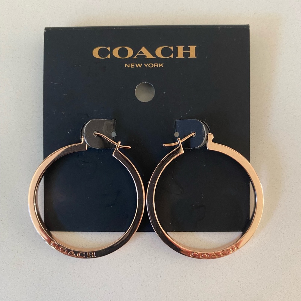COACH Hoop earrings